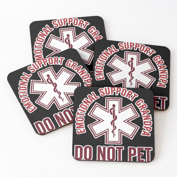 Item preview, Emotional Support Grandpa Do Not Pet EMT Paramedic Funny Medical T-Shirt designed and sold by StickerNestYou.