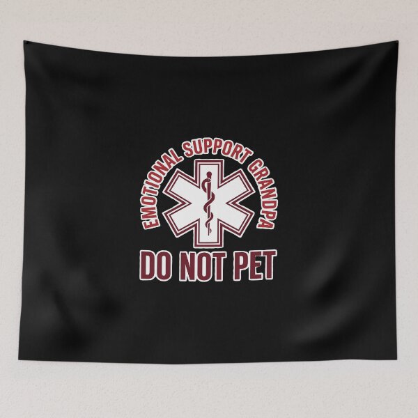 Item preview, Emotional Support Grandpa Do Not Pet EMT Paramedic Funny Medical T-Shirt designed and sold by StickerNestYou.