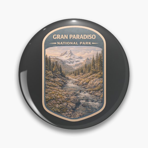 Item preview, Italy National Parks Vintage Travel Prints: Gran Paradiso  designed and sold by PinUpPizzazz.