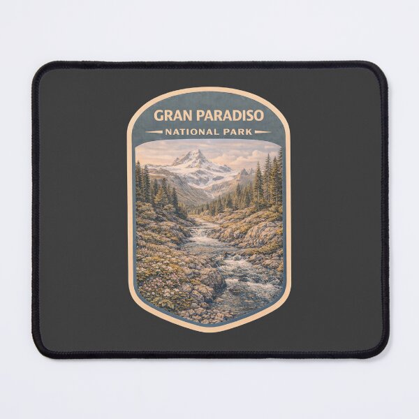 Item preview, Italy National Parks Vintage Travel Prints: Gran Paradiso designed and sold by PinUpPizzazz.