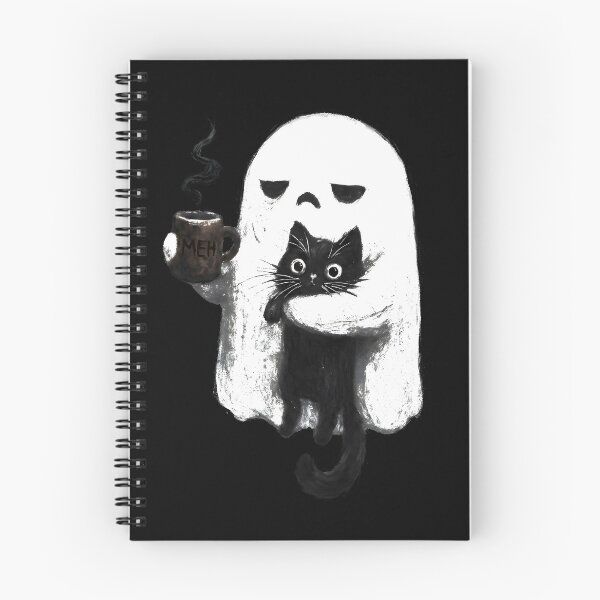 Item preview, Ghost Black Cat Coffee Funny Halloween designed and sold by olsonyvykteresa.