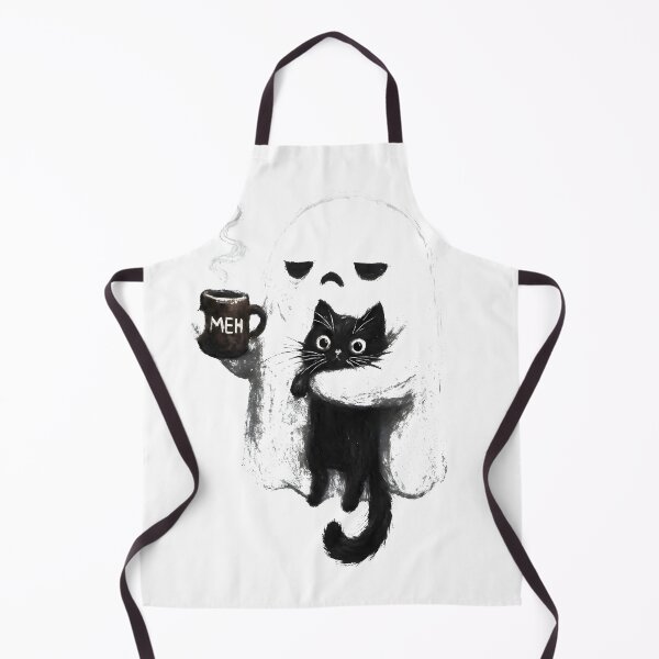 Item preview, Ghost Black Cat Coffee Funny Halloween designed and sold by olsonyvykteresa.