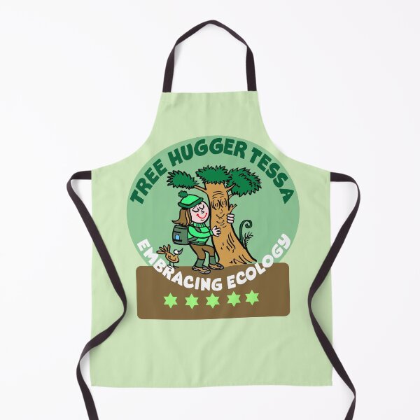 Item preview, Tree Hugger Tessa Embracing Ecology Cartoon designed and sold by Al Benge.