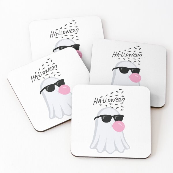 Item preview, Cute Halloween Ghost Bubble Gum Kawaii Design designed and sold by     Sela Art .