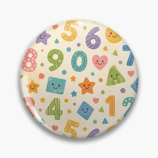 Item preview, Numbers & Shapes Seamless Pattern Throw Blanket designed and sold by MR4me.