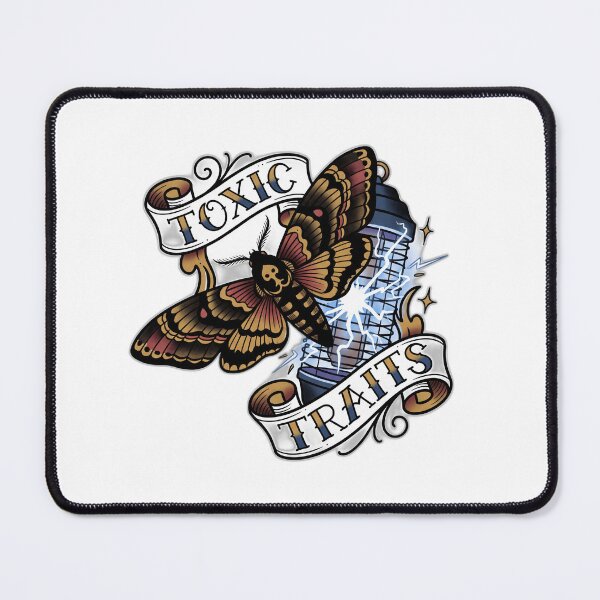 Item preview, Toxic Traits Moth Bug Zapper Tattoo Flash designed and sold by ryanguas.