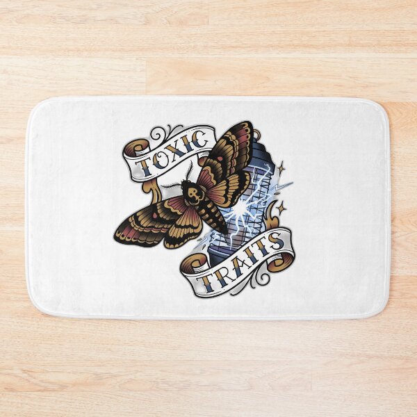 Item preview, Toxic Traits Moth Bug Zapper Tattoo Flash designed and sold by ryanguas.