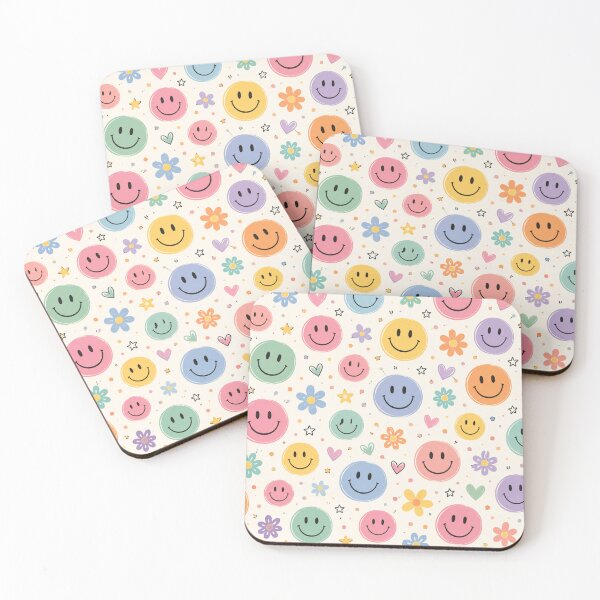 Item preview, Happy Faces Seamless Pattern Throw Blanket designed and sold by MR4me.
