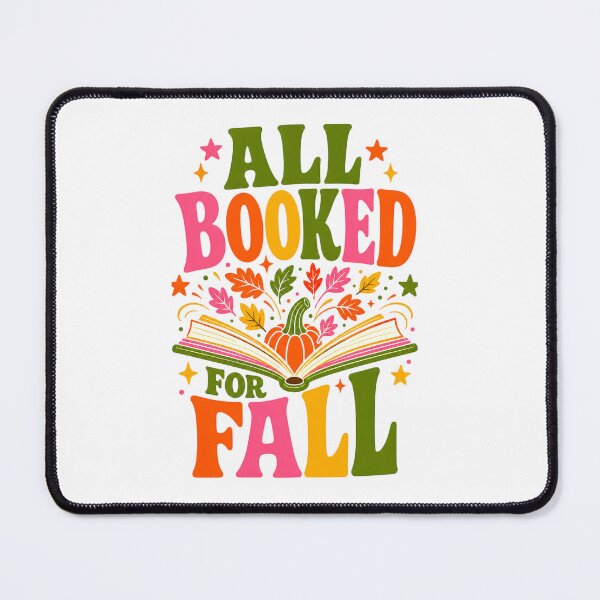 Item preview, All Booked for Fall – Cute Autumn Reading Design for Book Lovers, Librarians & Teachers designed and sold by GroveLaneCreative.