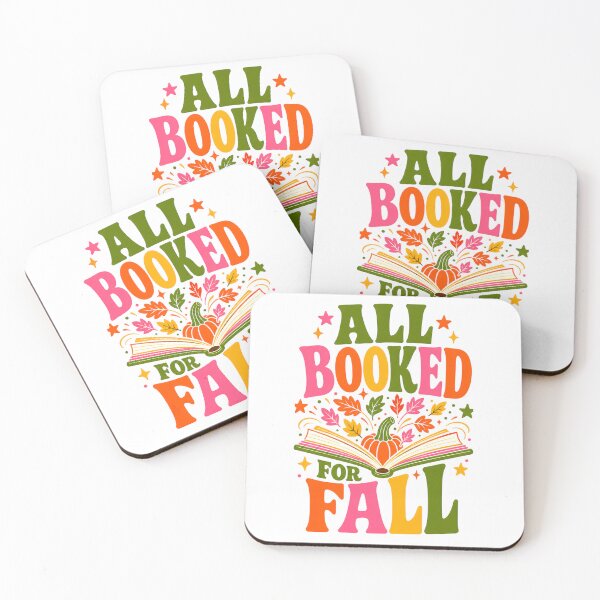 Item preview, All Booked for Fall – Cute Autumn Reading Design for Book Lovers, Librarians & Teachers designed and sold by GroveLaneCreative.