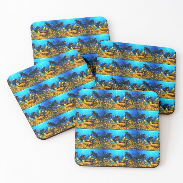 Item preview, Deep Sea Divers Treasure Hunt – Panoramic Underwater Adventure designed and sold by The Art Queen Of Michigan .