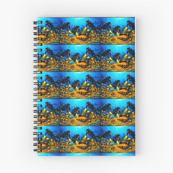 Item preview, Deep Sea Divers Treasure Hunt – Panoramic Underwater Adventure designed and sold by The Art Queen Of Michigan .