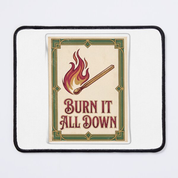 Item preview, Burn It All Down Vintage Matchbox Sarcastic designed and sold by ryanguas.