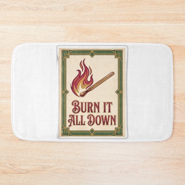 Item preview, Burn It All Down Vintage Matchbox Sarcastic designed and sold by ryanguas.
