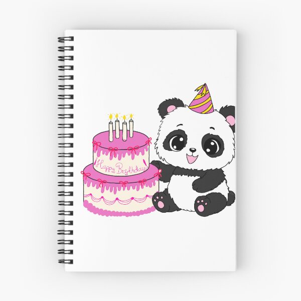 Item preview, Cute Panda with Cake designed and sold by BunnySoftArt.