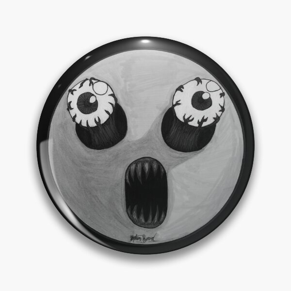 Item preview, Desaturated Surprised Scar-E-Moji - Black & White Edition designed and sold by Grimmlar.