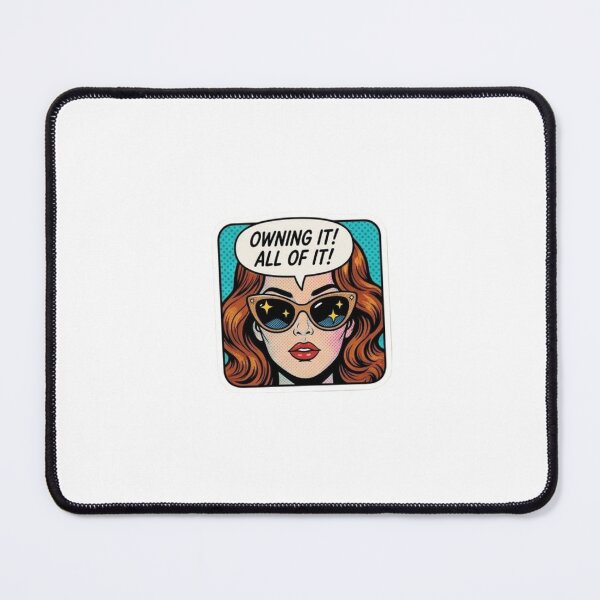 Item preview, Owning It All Of It Retro Pop Art Motivational Sticker designed and sold by HazieeStickers!.