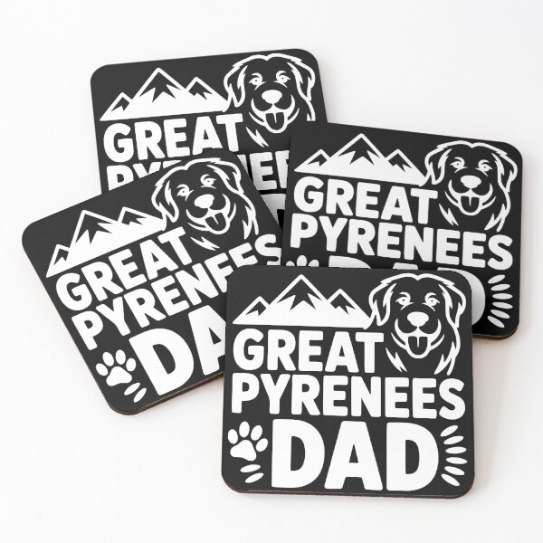 Item preview, Great Pyrenees Dad Mountains Dog Lover Paw Print designed and sold by SoyLamderma.
