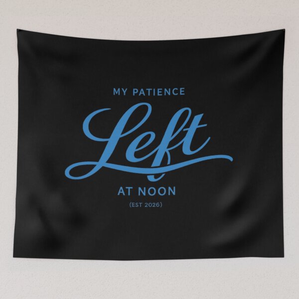 Item preview, My Patience Left At Noon Tee, Quiet Confession For The Honest designed and sold by PhylonBoxx.