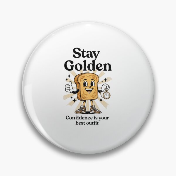 Item preview, Stay Golden Toast Mascot designed and sold by Colorful-Garden.