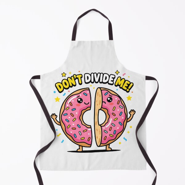 Item preview, Don't Divide Me Kawaii Donut Cute Food Pun designed and sold by SplashTastic.