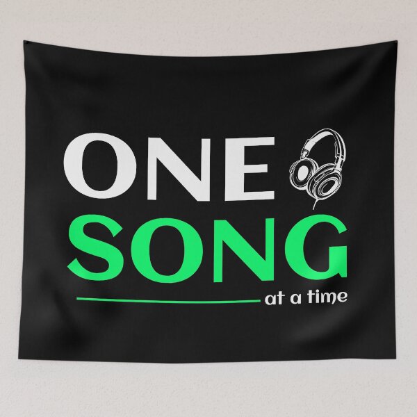 Item preview, One Song At A Time. designed and sold by TheFineShirt.