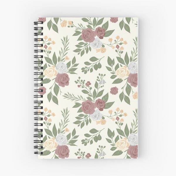 Item preview, pastel pattern of flowers and leaves designed and sold by Ruchi73.