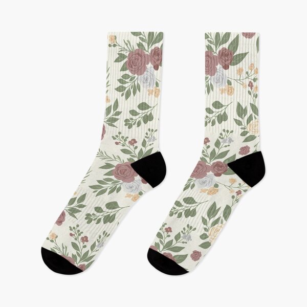 Item preview, pastel pattern of flowers and leaves designed and sold by Ruchi73.