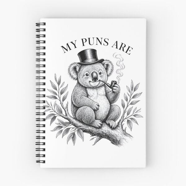 Item preview, My Puns Are Koala Tea Funny Koala Pun designed and sold by CF_VintageDesign.