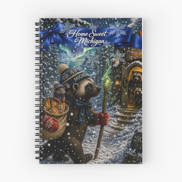 Item preview, Home Sweet Michigan | Winter Wonderland designed and sold by FreshWaterWares.