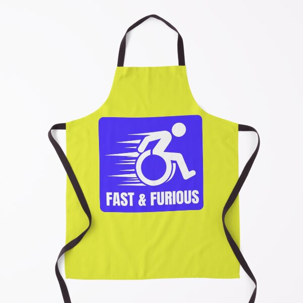 Item preview, Furiously Fast Wheelchair Sticker - cool handicap sticker - wheel On!! designed and sold by PIXEL POP DESIGNS - Beyond the Norm!.