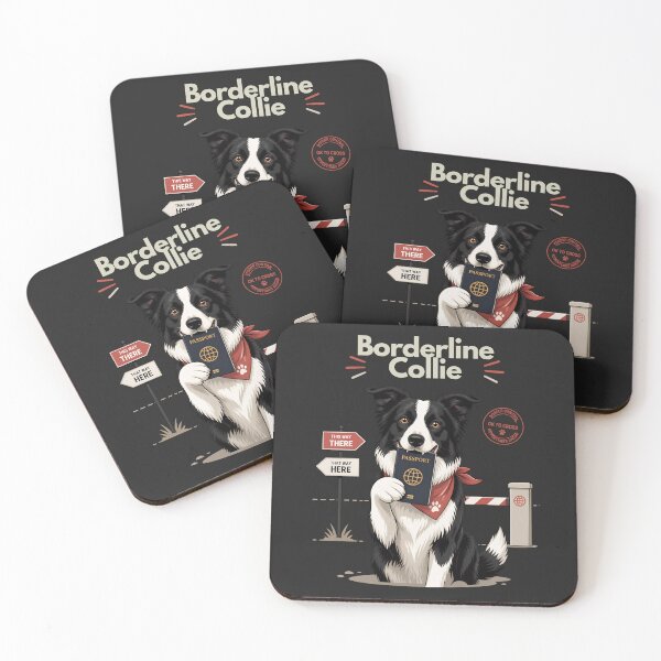 Item preview, Borderline Collie designed and sold by TeeHee Puns.