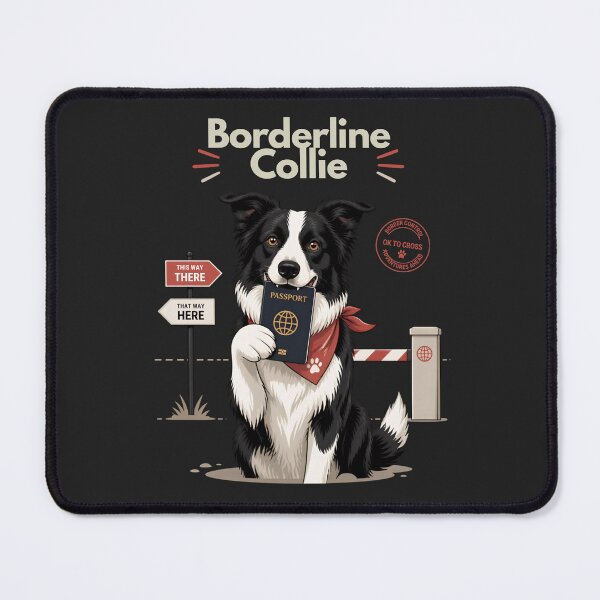 Item preview, Borderline Collie designed and sold by TeeHee Puns.