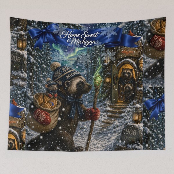Item preview, Home Sweet Michigan | Winter Wonderland designed and sold by FreshWaterWares.