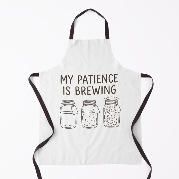 Item preview, My Patience Is Brewing Funny Coffee Lover Fermentation Quote T-Shirt designed and sold by StickerNestYou.