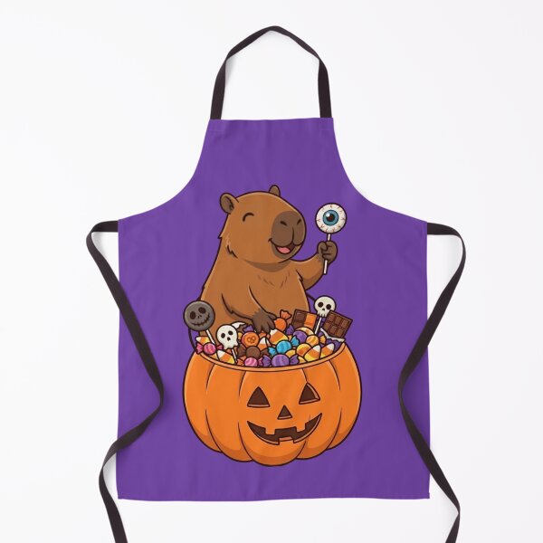 Item preview, Halloween Capybara With Candy Bucket designed and sold by Ivy-Triggs.