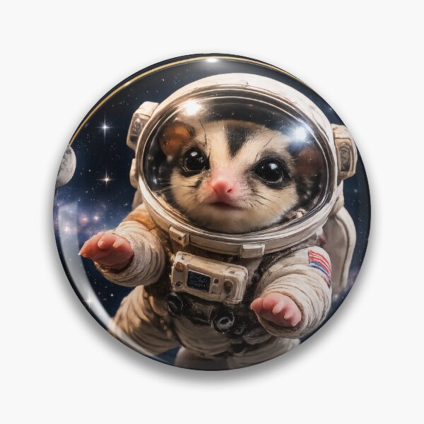 Item preview, What’s Up Houston? – Sugar Glider to the Moon designed and sold by OneStepFromArt.