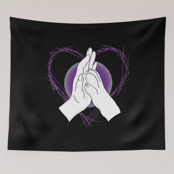 Item preview, Human Hand Paw High Five Heart Art designed and sold by SoyLamderma.
