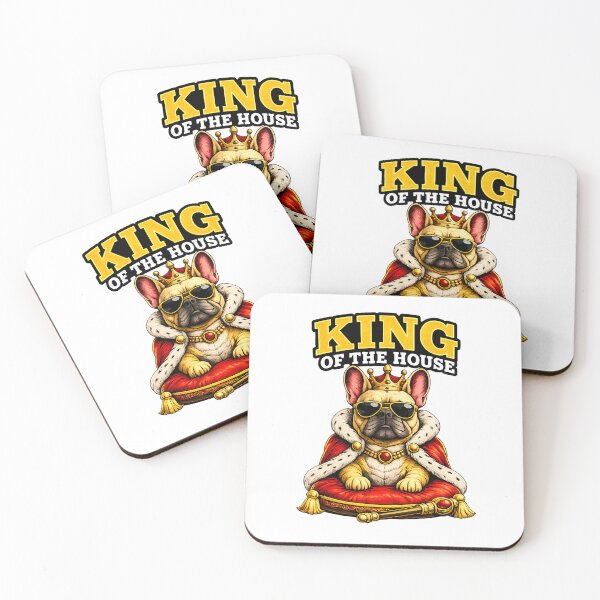 Item preview, King of the House | Funny French Bulldog King  designed and sold by yassinehelal.