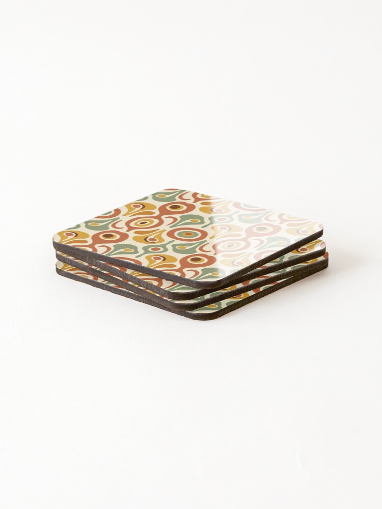 Thumbnail 4 of 5, Coasters (Set of 4), Abstract pattern designed and sold by Ruchi73.
