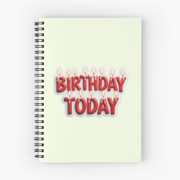 Item preview, Birthday Today Candle Lettering Sticker Tee Gifts designed and sold by Love & Papercraft ⭐️⭐️⭐️.