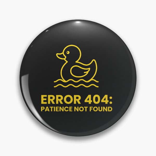 Item preview, Error 404 Patience Not Found Software Engineer Tech Humor designed and sold by SplashTastic.