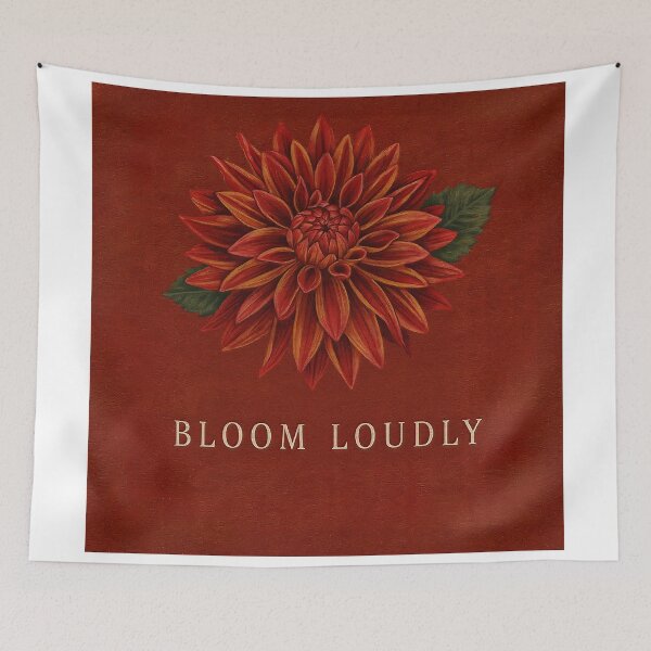 Item preview, Bloom Loudly Bold Dahlia Art designed and sold by C-Plus-Home.