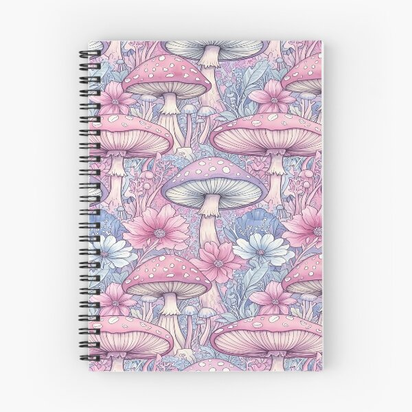 Item preview, Enchanted Forest Floral and Mushroom Pattern in Soft Pastel Shades with Delicate Botanical Elements designed and sold by Matt_Smith.