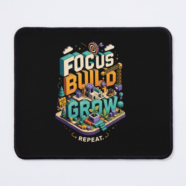 Item preview, Focus. Build. Grow. Repeat. designed and sold by DreamPrintForge.