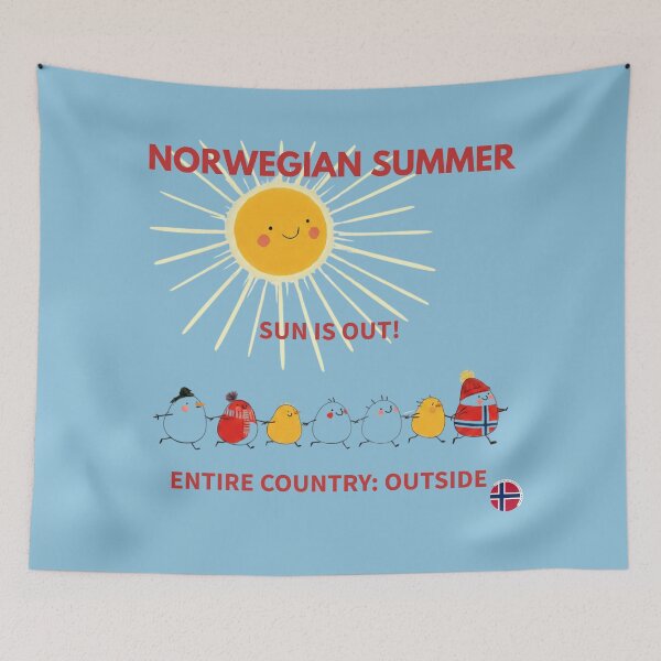 Item preview, Officially Unofficial Norway: Norwegian Summer designed and sold by Artmugic.