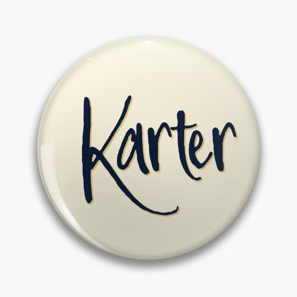 Item preview, KARTER personalized type design designed and sold by CharlottePlaceArt.