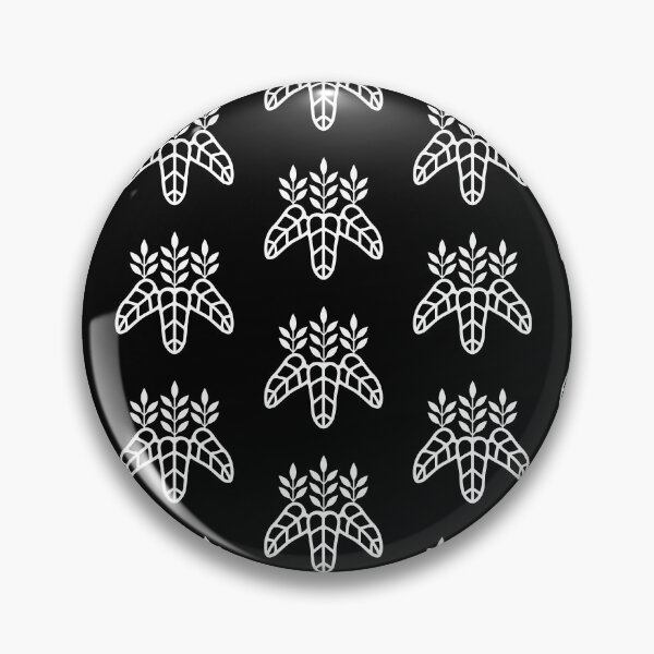 Item preview, Taiko Kiri Toyotomi Hideyoshi Samurai Emblem White Black Tile / Japanese Crest  designed and sold by 戦国まーけっと SENGOKU MARKET.