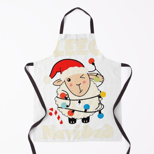 Item preview, Fleece Navidad Christmas Sheep Santa Lights designed and sold by lht6474.