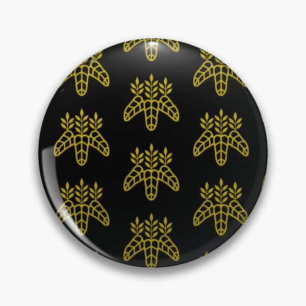 Item preview, Taiko Kiri Toyotomi Hideyoshi Samurai Emblem Faux Gold Black Tile / Japanese Crest  designed and sold by 戦国まーけっと SENGOKU MARKET.